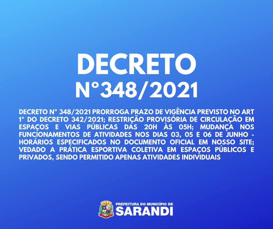 Decreto Nº 348/2021